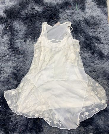 White Sheer Dress