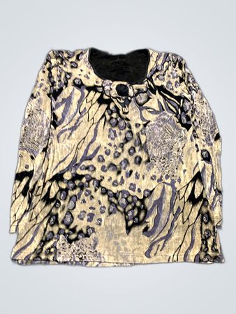 Animal Print Blouse