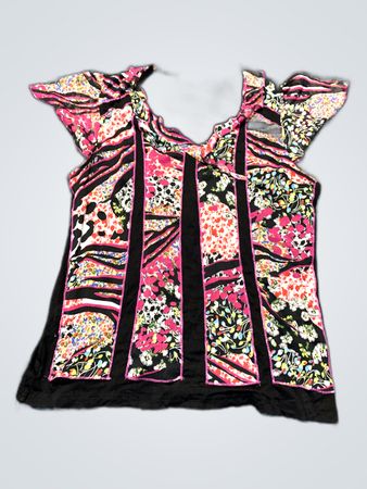Blouse with Floral Pattern