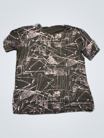 Black and White Graphic T-Shirt