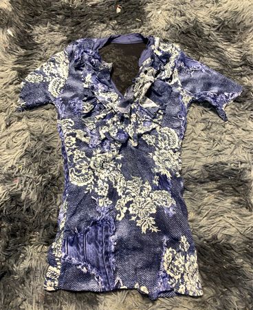 Blue Floral Dress