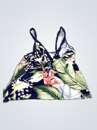 Floral Pattern Bra Top