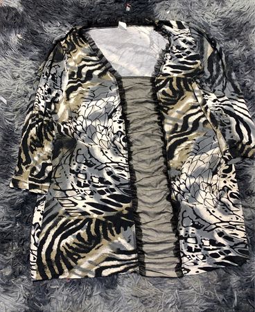 Zebra Print Kimono