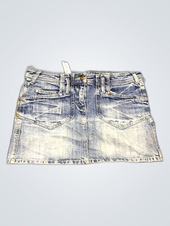 Light Blue Denim Skirt