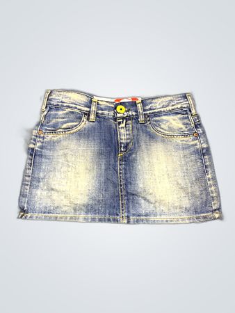 Blue Denim Skirt and Pants