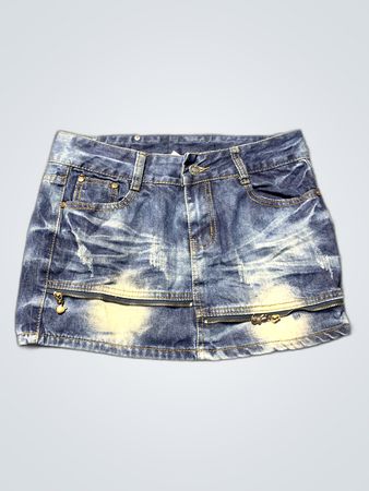 Blue Denim Skirt
