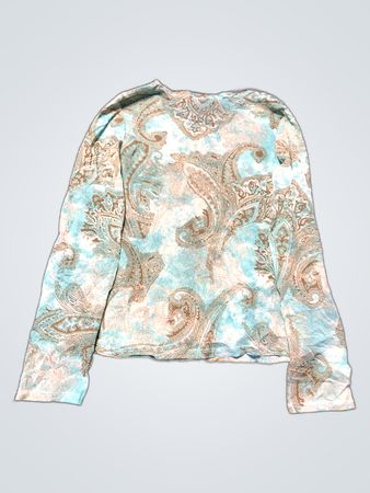 Long Sleeve Paisley Shirt