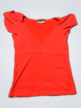 Red Off-The-Shoulder Top