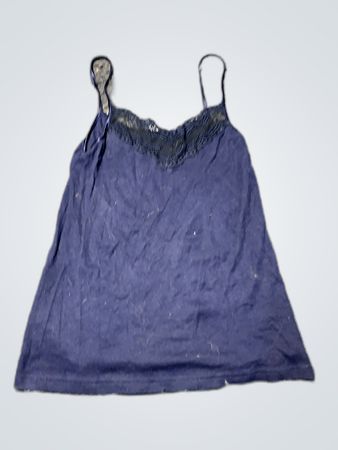 Navy Blue Lace Cami Top