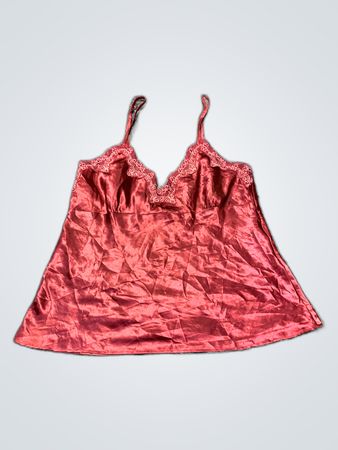 Red Silk Camisole