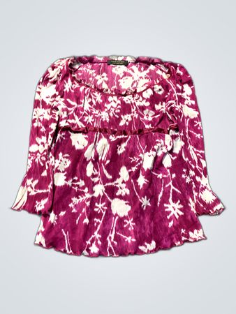H&M Pink Floral Blouse