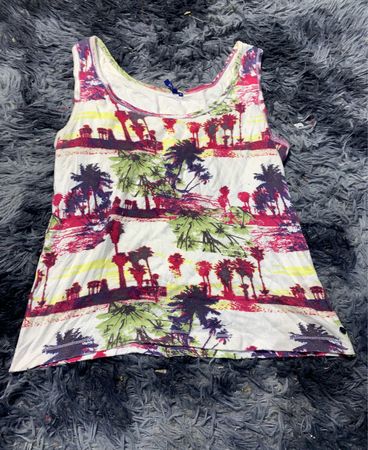 Zara Palm Tree Print Tank Top