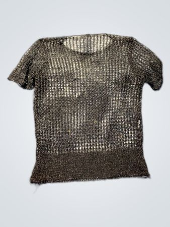 Gray Knit Top