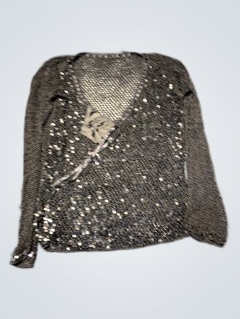 Black Sequined Top
