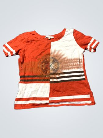 Orange and White T-Shirt