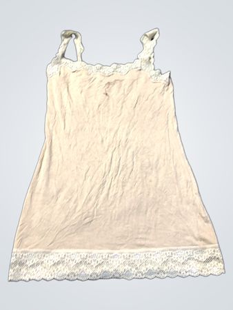 Beige Lace Trim Camisole
