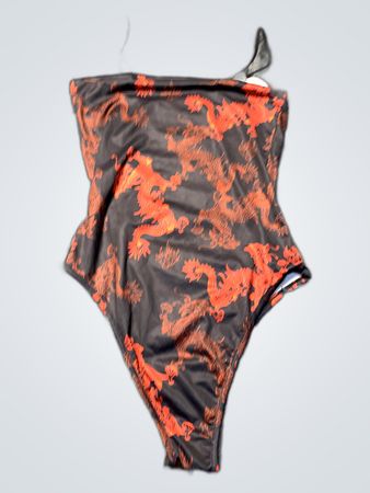 Dragon Print One Piece Swimsuit