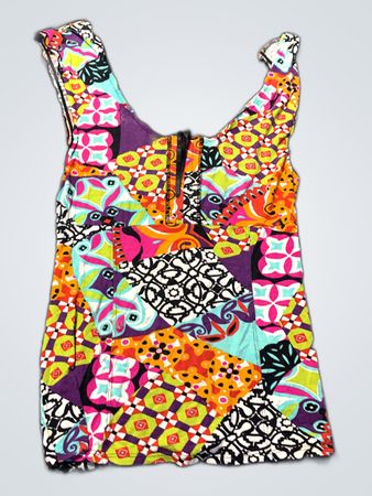 Colorful Patchwork Tank Top