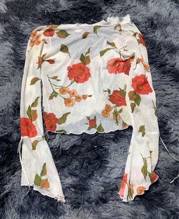 Floral Long-Sleeve Top