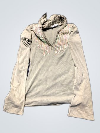 Sisley Embellished Long-Sleeve Top