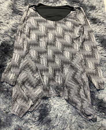 Black and White Patterned Shorts