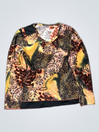 Long-Sleeve Tie-Dye Shirt