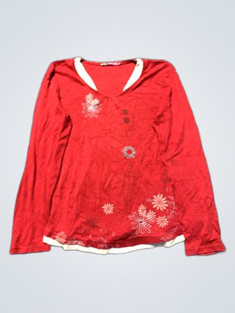 Red Long-Sleeve Shirt