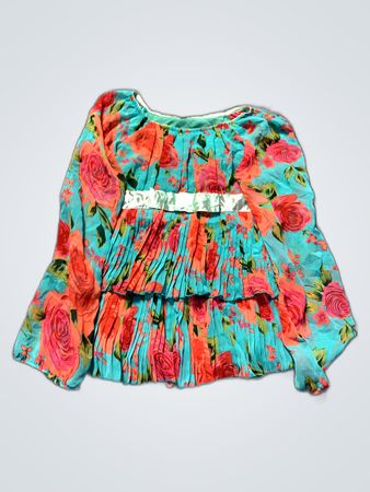 Blouse with Floral Pattern