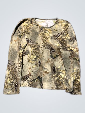 Unbranded Printed Long-Sleeve Blouse