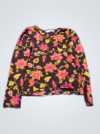 Laundry Floral Long-Sleeve Blouse