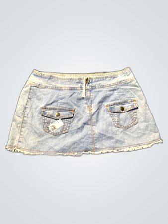 Light Blue Denim Skirt