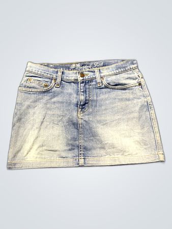 Ruded Red Denim Skirt
