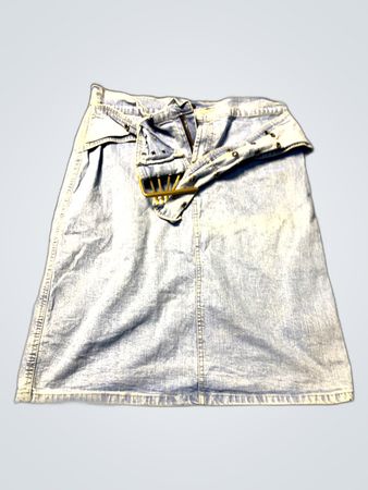 Light Blue Denim Skirt