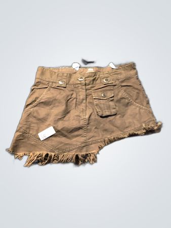 H&M Khaki Cargo Mini Skirt