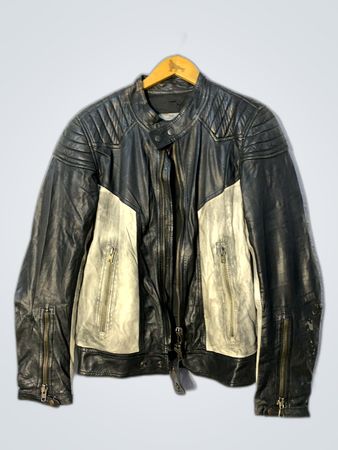 Unbranded Black Leather Biker Jacket