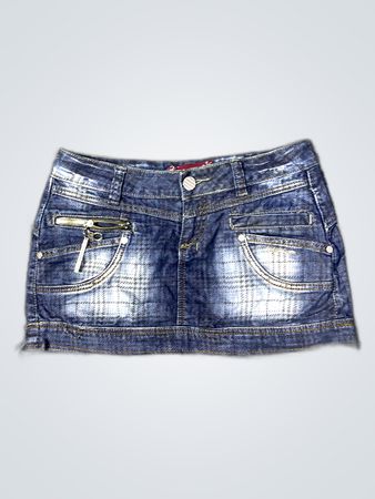 Gourd Denim Skirt