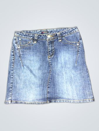 XOXO Denim Mini Skirt