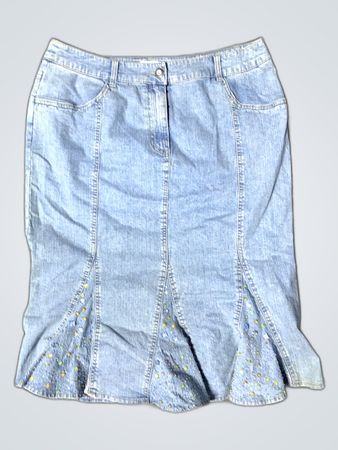 Elegance Denim Skirt