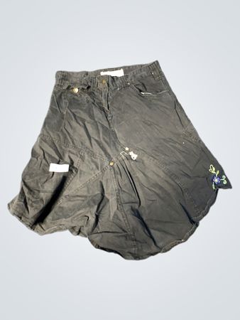 Gap Black Cargo Skirt