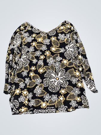 Blouse with Floral Pattern