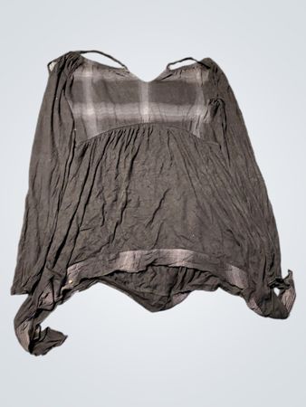 Black Sheer Top