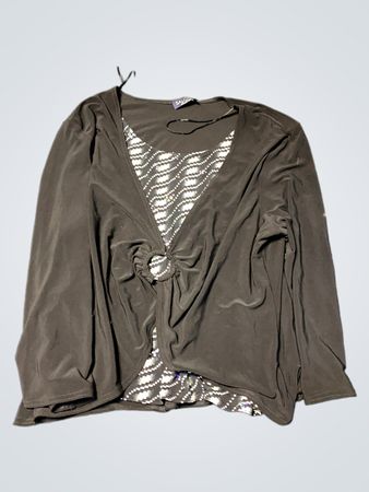 SALGE Black Long Sleeve Top