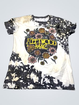 Fleetwood Mac Graphic Bleached T-Shirt