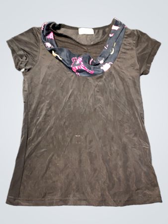 Brown Short Sleeve Shirt