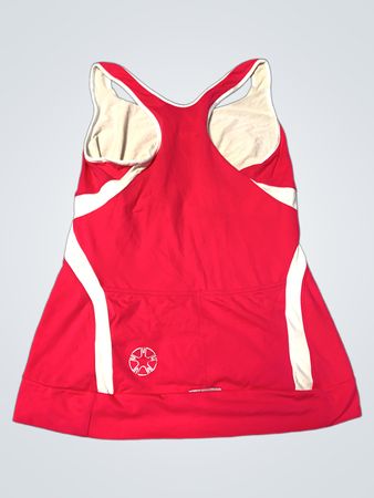 Red and White Athletic Dress