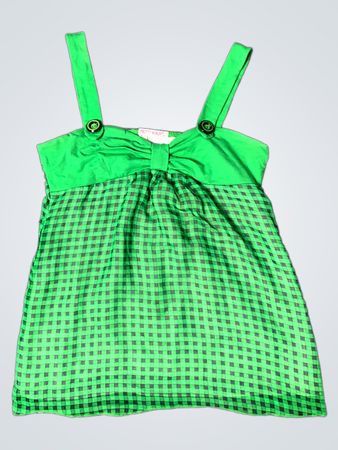 Green Gingham Dress