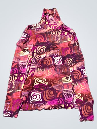 Blouse with Swirl Pattern