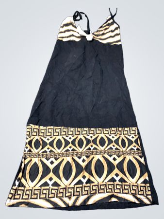 Black and Gold Dress