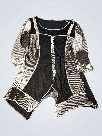 Black and White Romper