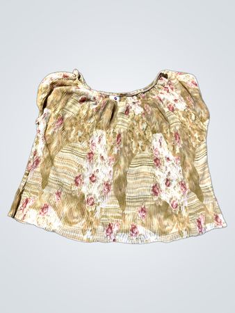 Blouse with Floral Pattern